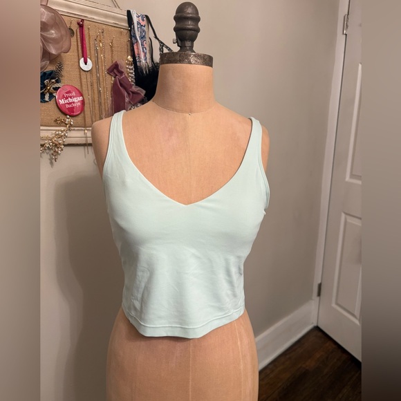 lululemon athletica Tops - Lululemon Athletica Align Light Green Crop Top